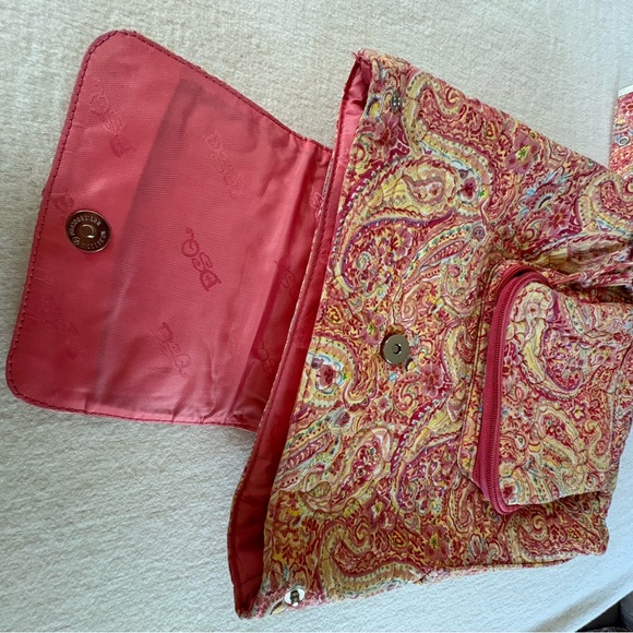 FINAL PRICE Vera Bradley-style Paisley Patterned Women's Backpack - Picture 8 of 12